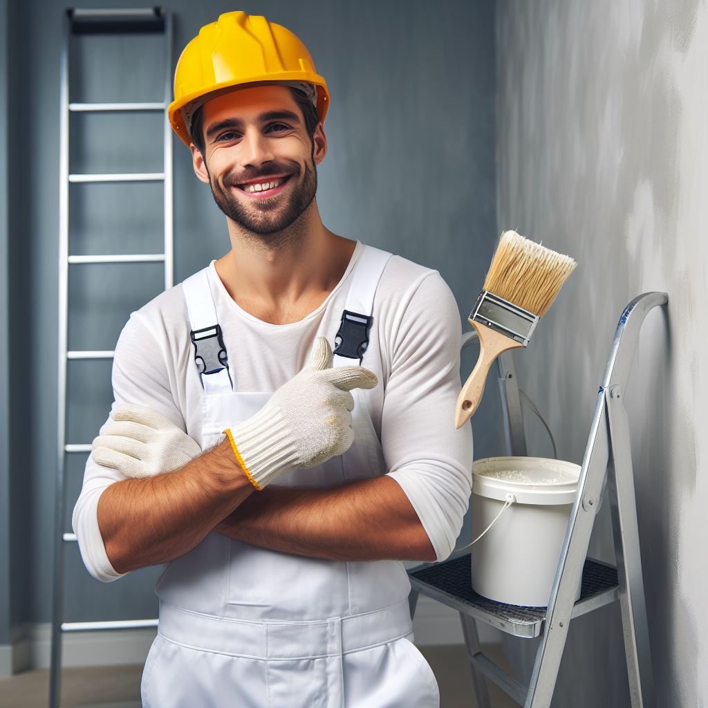 Best Paint Maintenance Services in Dubai, paint worker